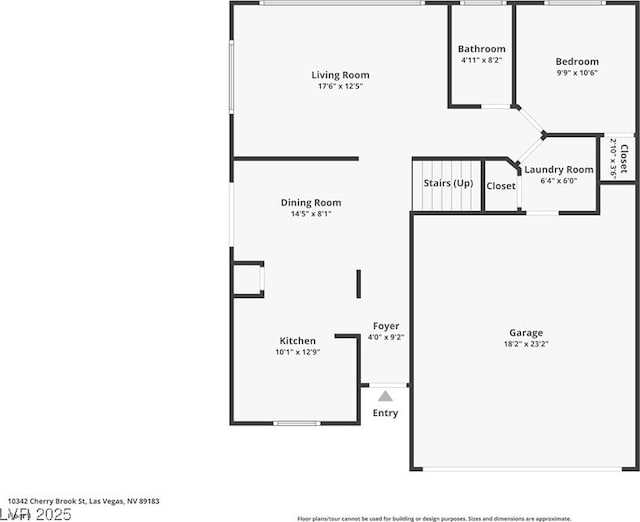 10342 Cherry Brook St, Las Vegas, NV 89183 - view of layout