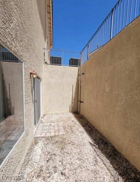 view of home's exterior featuring stucco siding