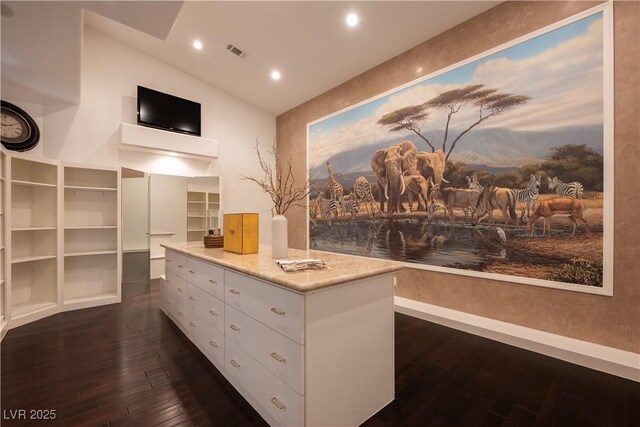 5020 Spanish Heights Dr, Las Vegas, NV 89148 - spacious closet with dark wood-type flooring and vaulted ceiling