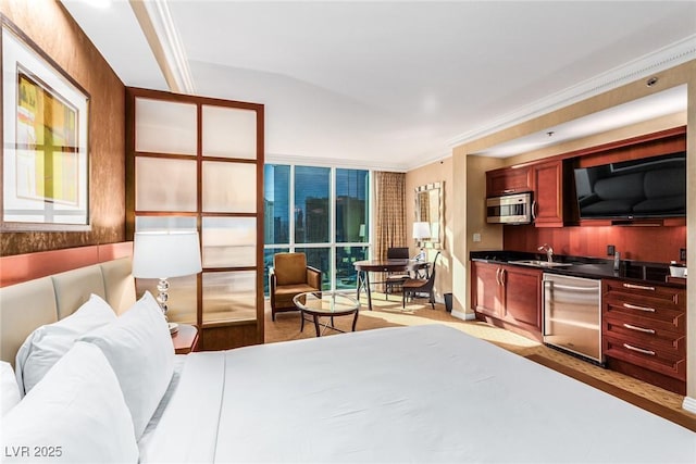 145 E Harmon Ave Unit 2019, Las Vegas, NV 89109 - bedroom featuring a sink