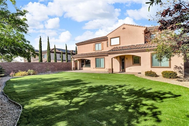 2805 Proust Ct, Henderson, NV 89044 - rear view of property with a tile roof and stucco siding