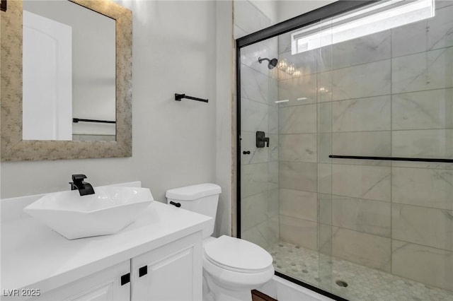 2805 Proust Ct, Henderson, NV 89044 - full bath with vanity and a stall shower