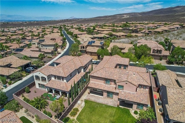 2805 Proust Ct, Henderson, NV 89044 - aerial view of residential area with a mountain backdrop