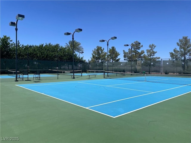 2805 Proust Ct, Henderson, NV 89044 - view of tennis court with community basketball court