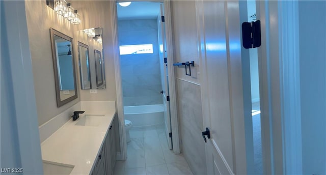 2805 Proust Ct, Henderson, NV 89044 - bathroom with toilet and vanity