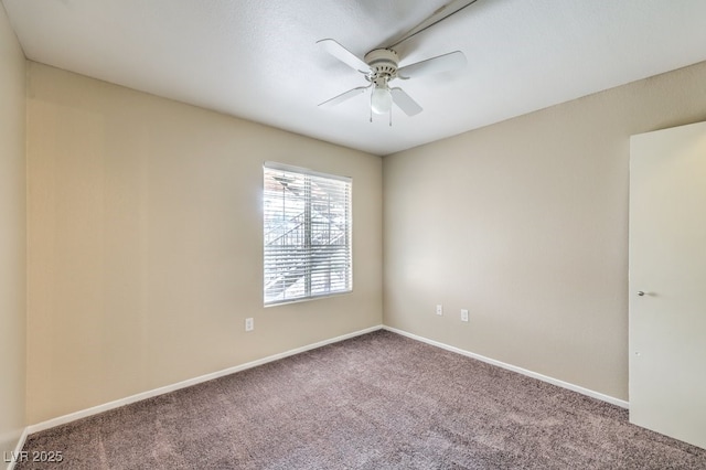 2120 Ramrod Ave Unit 2216, Henderson, NV 89014 - unfurnished room with baseboards, a ceiling fan, and carpet