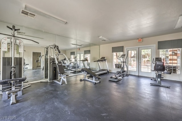 2120 Ramrod Ave Unit 2216, Henderson, NV 89014 - workout area with french doors and visible vents