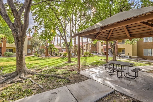 2120 Ramrod Ave Unit 2216, Henderson, NV 89014 - surrounding community with a yard, a gazebo, and a patio