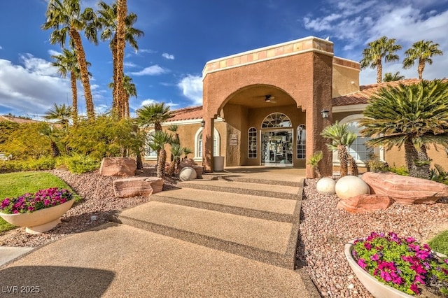 2120 Ramrod Ave Unit 2216, Henderson, NV 89014 - entrance to property featuring french doors, a tile roof, and stucco siding