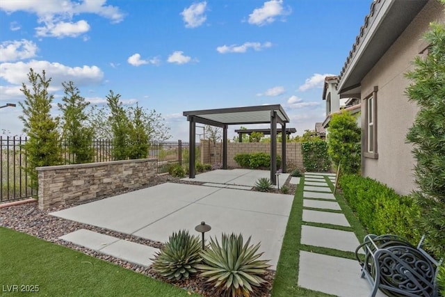 342 Molinetto St, Las Vegas, NV 89138 - view of patio with a fenced backyard