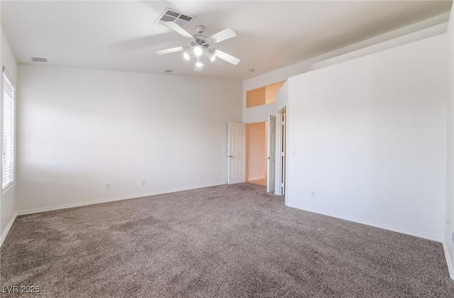 4176 Skywalker Ave, Las Vegas, NV 89120 - carpeted empty room featuring ceiling fan and baseboards