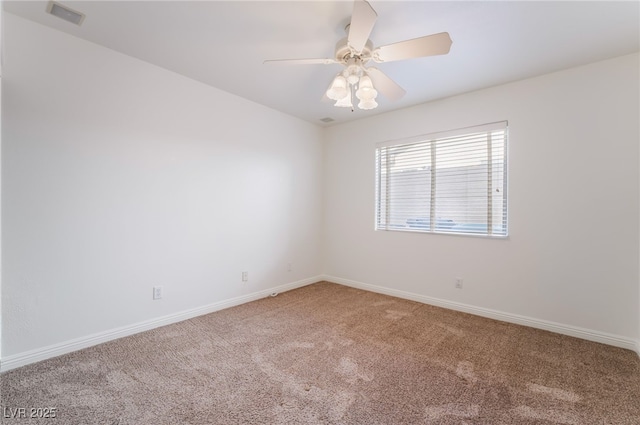 4176 Skywalker Ave, Las Vegas, NV 89120 - empty room featuring carpet floors, baseboards, and ceiling fan