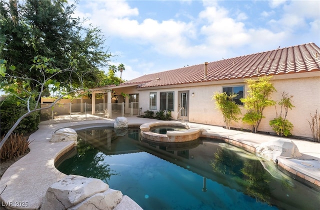 4176 Skywalker Ave, Las Vegas, NV 89120 - view of pool with a pool with connected hot tub and a patio