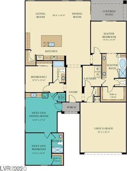 2558 Blossom Ave, Pahrump, NV 89048 - plan