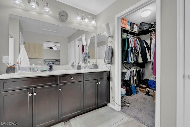 301 Resolute Ave, Henderson, NV 89011 - full bath featuring double vanity and a walk in closet