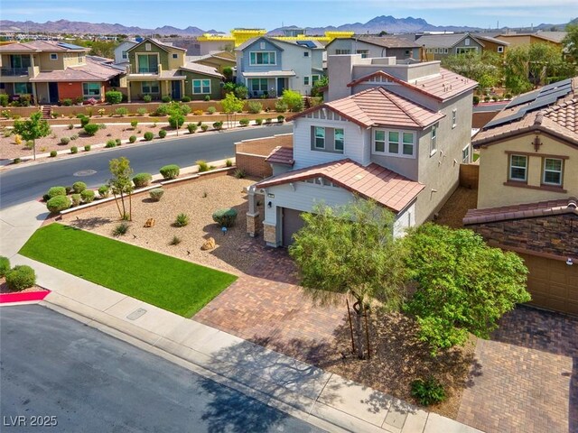 301 Resolute Ave, Henderson, NV 89011 - aerial perspective of suburban area with a mountainous background
