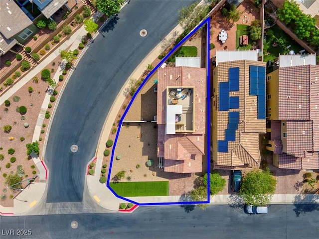 301 Resolute Ave, Henderson, NV 89011 - aerial view of property's location with property boundaries highlighted