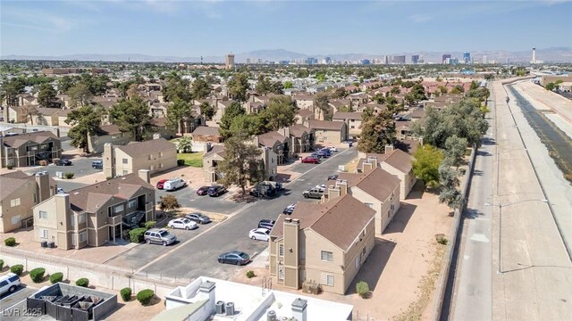 4732 Krissylouise Way, Las Vegas, NV 89121 - bird's eye view featuring a mountain view and a residential view