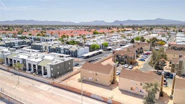 4732 Krissylouise Way, Las Vegas, NV 89121 - bird's eye view with a mountain view and a residential view