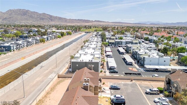 4732 Krissylouise Way, Las Vegas, NV 89121 - bird's eye view with a residential view and a mountain view