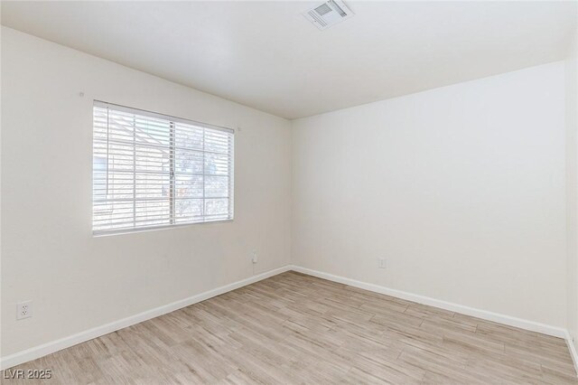 4732 Krissylouise Way, Las Vegas, NV 89121 - empty room with visible vents, baseboards, and light wood finished floors