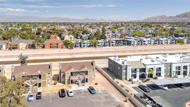 4732 Krissylouise Way, Las Vegas, NV 89121 - drone / aerial view featuring a residential view and a mountain view