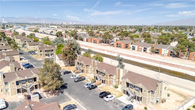 4732 Krissylouise Way, Las Vegas, NV 89121 - bird's eye view featuring a mountain view and a residential view