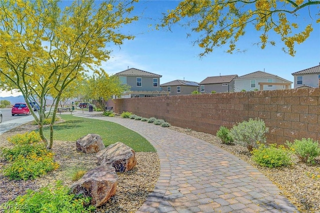 8349 Pollenzo Ave, Las Vegas, NV 89178 - view of yard featuring fence and a residential view