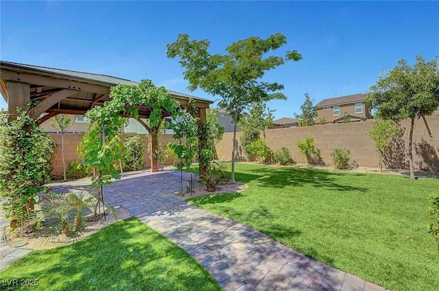 8349 Pollenzo Ave, Las Vegas, NV 89178 - view of yard featuring a patio
