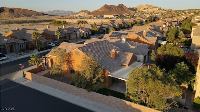 437 Via Stretto Ave, Henderson, NV 89011 - drone / aerial view featuring a mountain view and a residential view