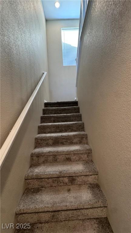 view of stairway