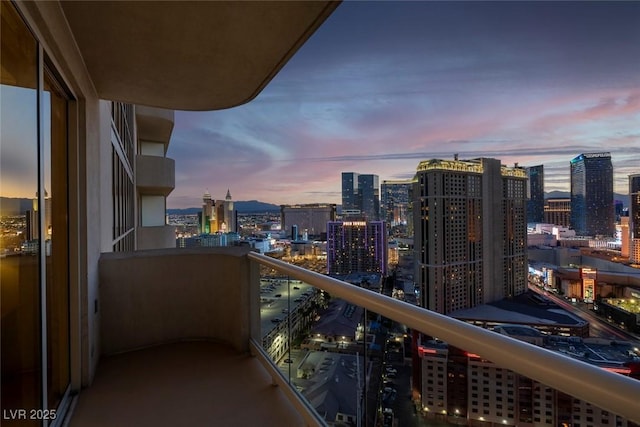 135 E Harmon Ave Unit 2515, Las Vegas, NV 89109 - balcony with a city view