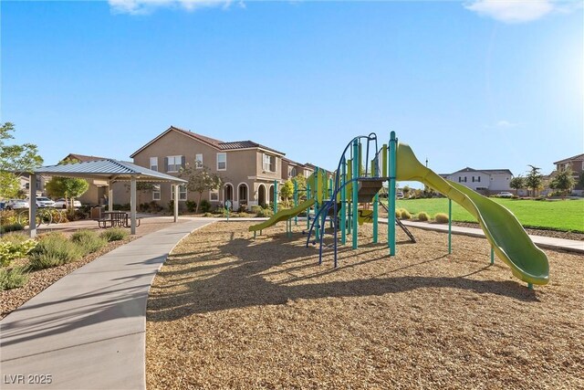 2293 Teatro Ave, Henderson, NV 89044 - community jungle gym with a gazebo and a residential view