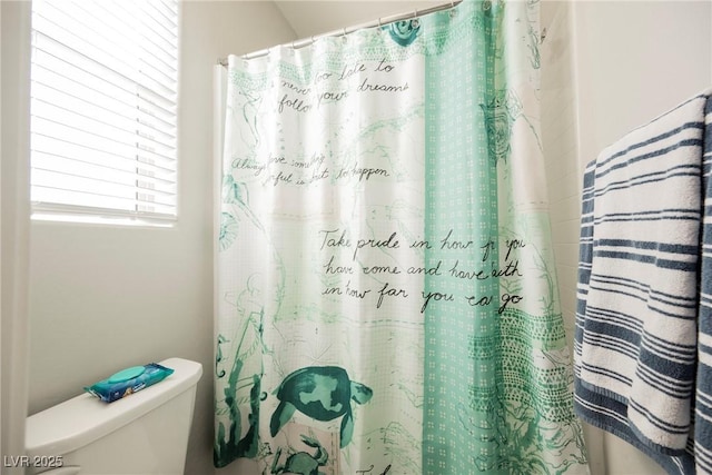 10126 Cliff Dwellings Ave, Las Vegas, NV 89178 - bathroom featuring toilet and curtained shower