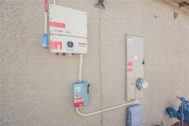 10126 Cliff Dwellings Ave, Las Vegas, NV 89178 - exterior view of related energy utilities and stucco siding