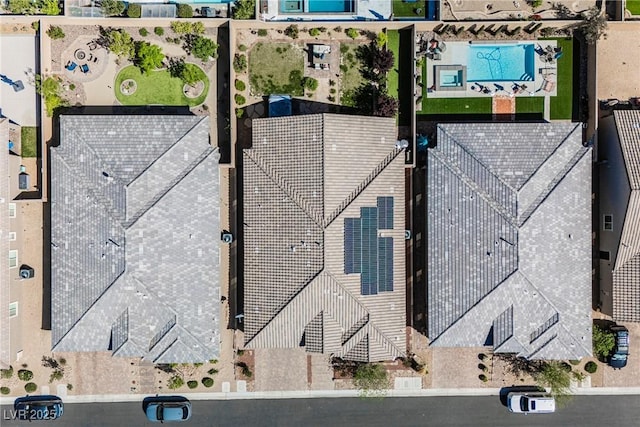 10126 Cliff Dwellings Ave, Las Vegas, NV 89178 - drone / aerial view of a pool area
