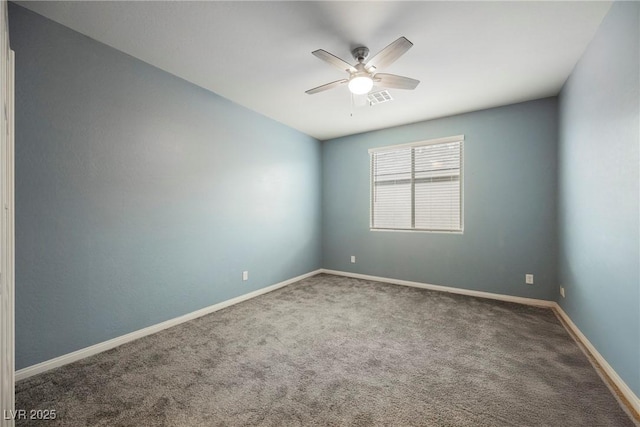 10126 Cliff Dwellings Ave, Las Vegas, NV 89178 - carpeted empty room featuring ceiling fan and baseboards