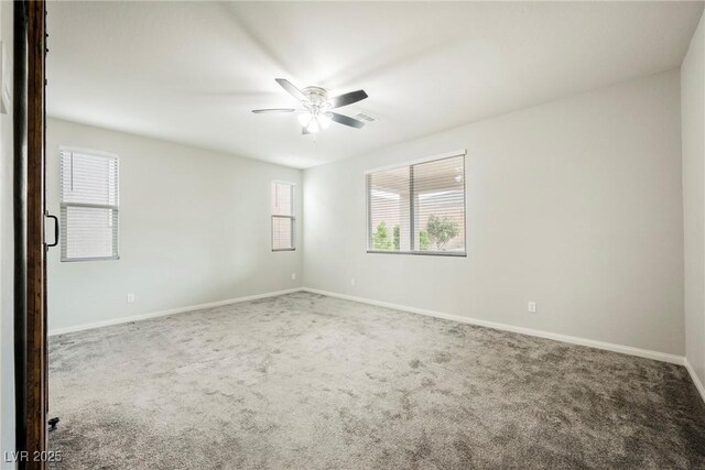 10126 Cliff Dwellings Ave, Las Vegas, NV 89178 - carpeted empty room featuring ceiling fan and baseboards