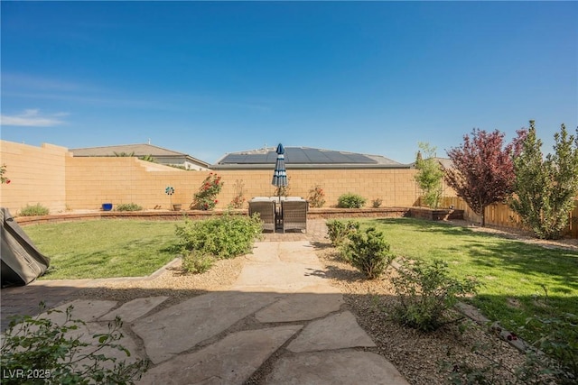 10126 Cliff Dwellings Ave, Las Vegas, NV 89178 - fenced backyard featuring a patio area