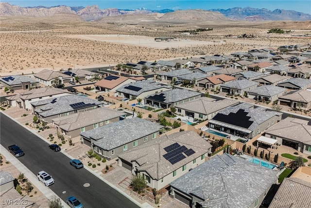 10126 Cliff Dwellings Ave, Las Vegas, NV 89178 - aerial view of residential area featuring mountains