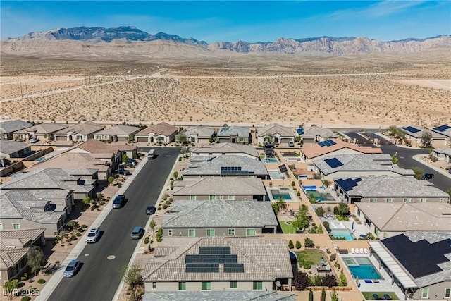 10126 Cliff Dwellings Ave, Las Vegas, NV 89178 - aerial view of residential area with mountains