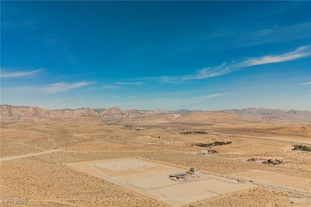 10126 Cliff Dwellings Ave, Las Vegas, NV 89178 - view of mountain backdrop featuring a desert landscape and rural landscape