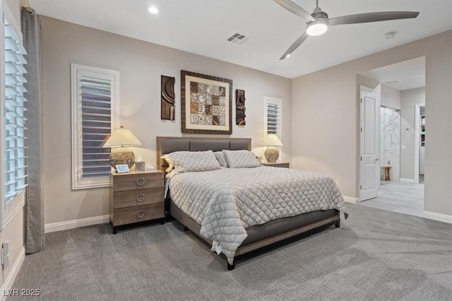 10018 Regency Square Ave, Las Vegas, NV 89148 - carpeted bedroom featuring baseboards and a ceiling fan