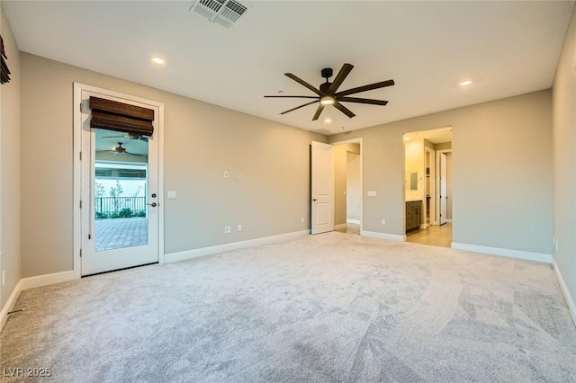 26 Sun Mirage Ave, Henderson, NV 89011 - unfurnished bedroom featuring light colored carpet, visible vents, and recessed lighting