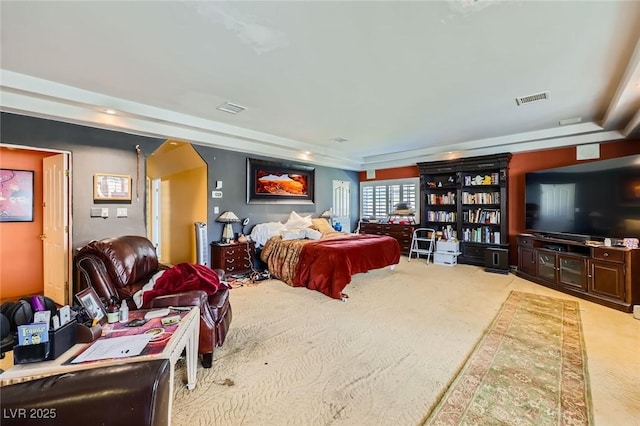 7165 Mira Monte Cir, Las Vegas, NV 89120 - bedroom with visible vents and carpet floors