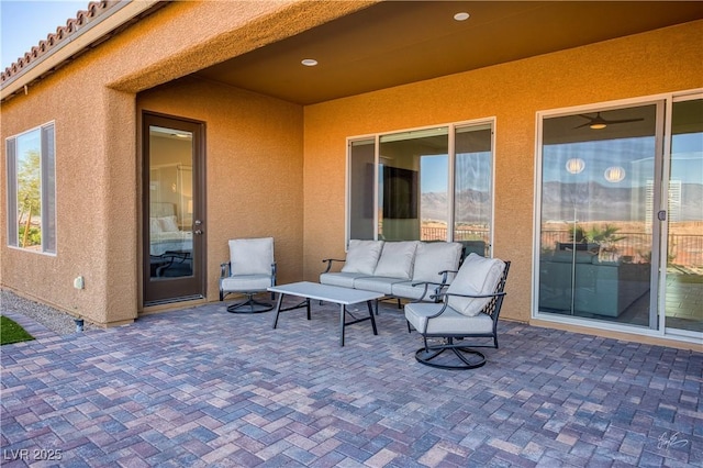 1130 Calico Rdg, Mesquite, NV 89034 - view of patio / terrace with outdoor lounge area