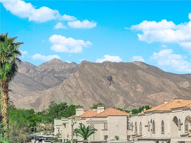 view of mountain feature