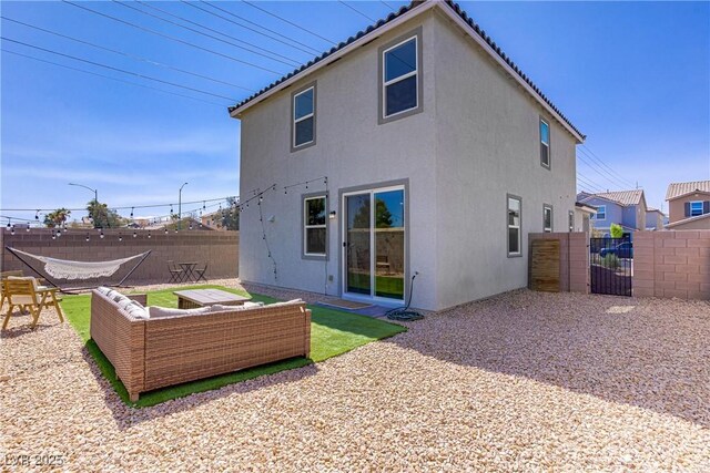 5692 Tinar St, Las Vegas, NV 89113 - back of property featuring stucco siding