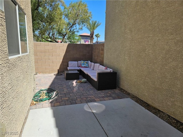 4256 Perfect Drift St, Las Vegas, NV 89129 - view of patio with outdoor lounge area
