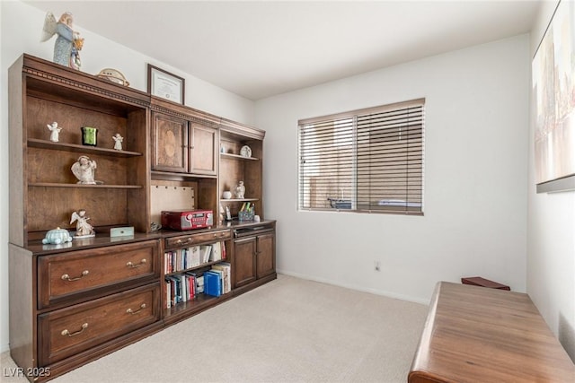 805 Blue Springs Dr, Henderson, NV 89002 - carpeted home office with baseboards and plenty of natural light